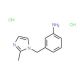 3-(2-Methyl-imidazol-1-ylmethyl)-phenylaminedihydrochloride - chemical structure image