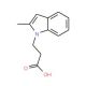 3-(2-Methyl-indol-1-yl)-propionic acid (CAS 42951-33-7) - chemical structure image