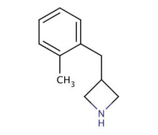 3-(2-methylbenzyl)azetidine (CAS 887594-88-9) - chemical structure image