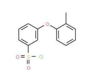 3-(2-Methylphenoxy)benzenesulphonyl chloride - chemical structure image