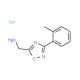 [3-(2-Methylphenyl)-1,2,4-oxadiazol-5-yl]-methylamine hydrochloride - chemical structure image