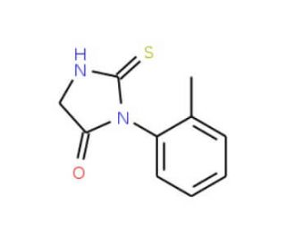 3-(2-methylphenyl)-2-thioxoimidazolidin-4-one (CAS 32607-34-4) - chemical structure image