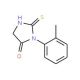 3-(2-methylphenyl)-2-thioxoimidazolidin-4-one (CAS 32607-34-4) - chemical structure image