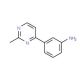 3-(2-Methylpyrimidin-4-yl)aniline (CAS 175201-90-8) - chemical structure image