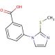 3-[2-(methylsulfanyl)-1H-imidazol-1-yl]benzoic acid - chemical structure image