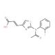 3-{2-[N-(2-fluorophenyl)acetamido]-1,3-thiazol-4-yl}prop-2-enoic acid - chemical structure image