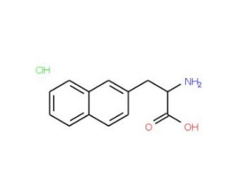 3-(2-Naphthyl)-L-alanine HCl (CAS 122745-12-4) - chemical structure image