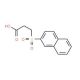 3-(2-naphthylsulfonyl)propanoic acid - chemical structure image