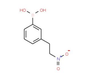 3-(2-Nitroethyl)phenylboronic acid (CAS 957034-42-3) - chemical structure image