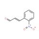 3-(2-nitrophenyl)acrylaldehyde (CAS 1466-88-2) - chemical structure image