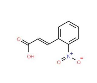3-(2-Nitrophenyl)-acrylic acid (CAS 1013-96-3) - chemical structure image