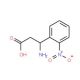 3-(2-nitrophenyl)-DL-beta-alanine (CAS 5678-48-8) - chemical structure image