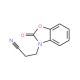 3-(2-oxo-1,3-benzoxazol-3(2H)-yl)propanenitrile (CAS 13610-55-4) - chemical structure image