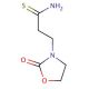 3-(2-oxo-1,3-oxazolidin-3-yl)propanethioamide - chemical structure image