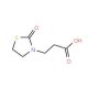 3-(2-oxo-1,3-thiazolidin-3-yl)propanoic acid - chemical structure image