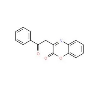 3-(2-oxo-2-phenylethyl)-2H-1,4-benzoxazin-2-one (CAS 61553-69-3) - chemical structure image