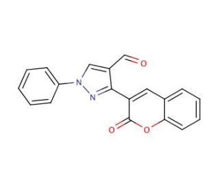 3-(2-Oxo-2H-chromen-3-yl)-1-phenyl-1H-pyrazole-4-carbaldehyde - chemical structure image