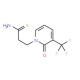 3-[2-Oxo-3-(trifluoromethyl)pyridin-1(2H)-yl]propanethioamide (CAS 265314-18-9) - chemical structure image