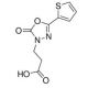 3-(2-oxo-5-thien-2-yl-1,3,4-oxadiazol-3(2H)-yl)propanoic acid - chemical structure image