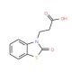 3-(2-Oxo-benzothiazol-3-yl)-propionic acid (CAS 883-50-1) - chemical structure image