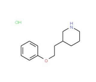 3-(2-Phenoxyethyl)piperidine hydrochloride - chemical structure image