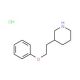 3-(2-Phenoxyethyl)piperidine hydrochloride - chemical structure image