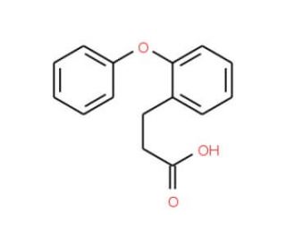 3-(2-Phenoxyphenyl)propanoic acid (CAS 40492-92-0) - chemical structure image