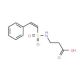 3-(2-Phenyl-ethenesulfonylamino)-propionic acid - chemical structure image