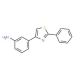 3-(2-Phenyl-thiazol-4-yl)-phenylamine (CAS 134812-32-1) - chemical structure image