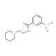 3-(2-(Piperidin-1-yl)ethylcarbamoyl)phenylboronic acid (CAS 1072946-54-3) - chemical structure image
