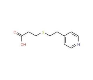 3-(2-Pyridin-4-yl-ethylsulfanyl)-propionic acid - chemical structure image
