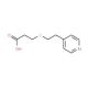 3-(2-Pyridin-4-yl-ethylsulfanyl)-propionic acid - chemical structure image