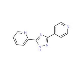3-(2-Pyridyl)-5-(4-pyridyl)-1,2,4-triazole (CAS 36770-50-0) - chemical structure image