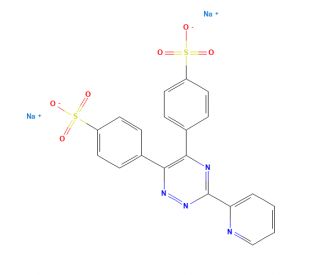 3-(2-Pyridyl)-5,6-bis(4-sulfophenyl)-1,2,4-triazine Disodium Salt (CAS 28048-33-1) - chemical structure image