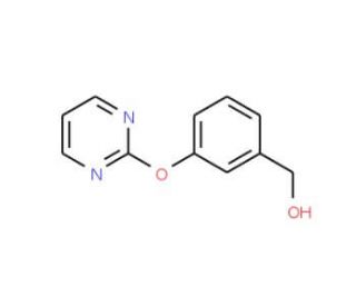 [3-(2-Pyrimidinyloxy)phenyl]methanol - chemical structure image