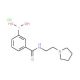 3-(2-(Pyrrolidin-1-yl)ethylcarbamoyl)phenylboronic acid, HCl (CAS 957061-03-9) - chemical structure image