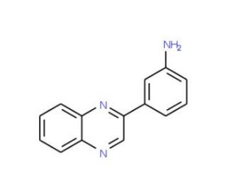 3-(2-Quinoxalinyl)aniline - chemical structure image