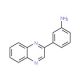 3-(2-Quinoxalinyl)aniline - chemical structure image