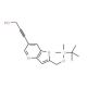 3-(2-((tert-Butyldimethylsilyloxy)methyl)-furo[3,2-b]pyridin-6-yl)prop-2-yn-1-ol (CAS 1186310-87-1) - chemical structure imag