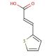 3-(2-Thienyl)acrylic acid (CAS 1124-65-8) - chemical structure image