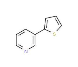 3-(2-Thienyl)pyridine (CAS 21298-53-3) - chemical structure image