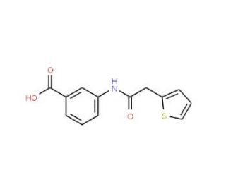 3-(2-Thiophen-2-yl-acetylamino)-benzoic acid (CAS 206983-05-3) - chemical structure image