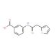 3-(2-Thiophen-2-yl-acetylamino)-benzoic acid (CAS 206983-05-3) - chemical structure image