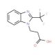 3-(2-Trifluoromethyl-benzoimidazol-1-yl)-propionic acid - chemical structure image