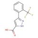 3-[2-(trifluoromethyl)phenyl]-1H-pyrazole-5-carboxylic acid - chemical structure image