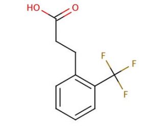 3-[2-(Trifluoromethyl)phenyl]propanoic acid (CAS 94022-99-8) - chemical structure image