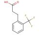 3-[2-(Trifluoromethyl)phenyl]propanoic acid (CAS 94022-99-8) - chemical structure image