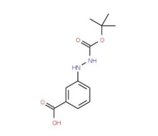 3-(2&prime;-N-Boc-hydrazino)benzoic acid (CAS 156899-02-4) - chemical structure image
