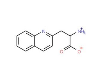 3-(2&prime;-Quinolyl)-D-alanine (CAS 170421-67-7) - chemical structure image