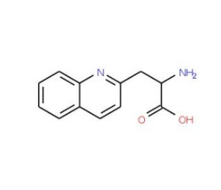 3-(2&prime;-Quinolyl)-L-alanine (CAS 161513-46-8) - chemical structure image